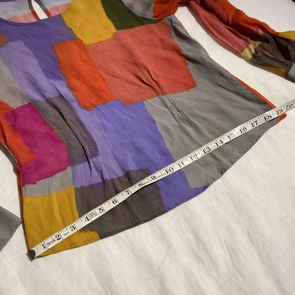 Conditions apply anthro blouse watercolor xsmall - Picture 12 of 16